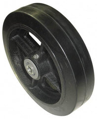 Value Collection - 10 Inch Diameter x 2-1/2 Inch Wide, Rubber Caster Wheel - 1,500 Lb. Capacity, 2-3/4 Inch Hub Length, 1 Inch Axle Diameter, Roller Bearing - All Tool & Supply