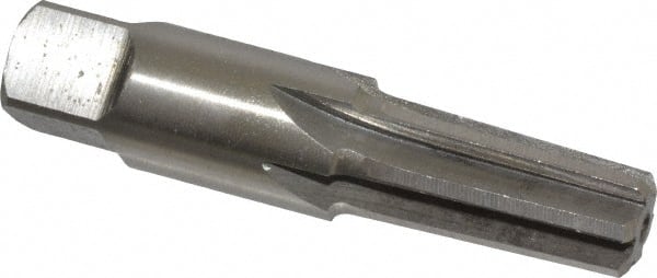 Interstate - 1/4" Pipe, 0.472" Diam, 13/32" Small End Diam, Straight Shank, 1-1/16" Flute, Taper Pipe Reamer - All Tool & Supply