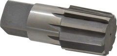 Interstate - 1-1/2" Pipe, 1.793" Diam, 1.684" Small End Diam, Straight Shank, 1-3/4" Flute, Taper Pipe Reamer - All Tool & Supply