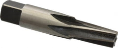 Interstate - 1/8" Pipe, 0.362" Diam, 0.316" Small End Diam, Straight Shank, 3/4" Flute, Taper Pipe Reamer - All Tool & Supply