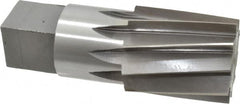 Interstate - 1-1/4" Pipe, 1.553" Diam, 1.444" Small End Diam, Straight Shank, 1-3/4" Flute, Taper Pipe Reamer - All Tool & Supply