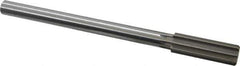 Made in USA - 23/32" High Speed Steel 8 Flute Chucking Reamer - Straight Flute, 0.5615" Straight Shank, 2-1/4" Flute Length, 9" OAL - All Tool & Supply