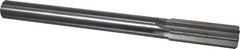 Made in USA - 25mm High Speed Steel 8 Flute Chucking Reamer - Straight Flute, 7/8" Straight Shank, 2-3/4" Flute Length, 10-1/2" OAL - All Tool & Supply