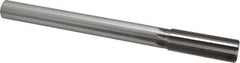 Made in USA - 25.5mm High Speed Steel 8 Flute Chucking Reamer - Straight Flute, 7/8" Straight Shank, 2-3/4" Flute Length, 10-1/2" OAL - All Tool & Supply