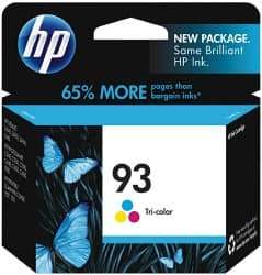 Hewlett-Packard - Cyan, Magenta & Yellow Ink Cartridge - Use with HP Deskjet D4145, D4155, D4160, 5440, Photosmart C3140, C3150, C3180, Printer, Scanner, Copier 1507, 1510 - All Tool & Supply