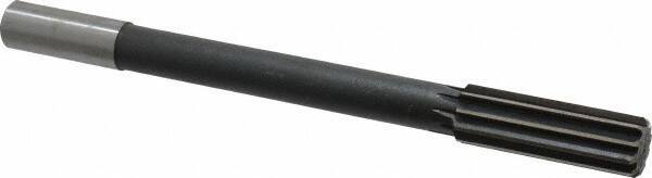 Interstate - 7/8" High Speed Steel Chucking Reamer - Straight Flute, 3/4" Straight Shank, 2-5/8" Flute Length, 10" OAL - All Tool & Supply