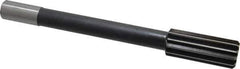 Interstate - 1-3/8" High Speed Steel Chucking Reamer - Straight Flute, 1" Straight Shank, 3-1/4" Flute Length, 12" OAL - All Tool & Supply