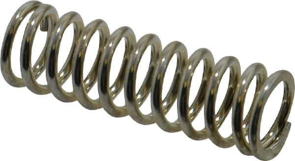 Gardner Spring - 0.48" OD, 0.063" Wire, 1-1/2" Free Length, Precision Compression Spring - 37 Lb Spring Rating, Music Wire - All Tool & Supply