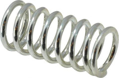 Gardner Spring - 0.6" OD, 0.072" Wire, 1-1/4" Free Length, Precision Compression Spring - 45 Lb Spring Rating, Music Wire - All Tool & Supply