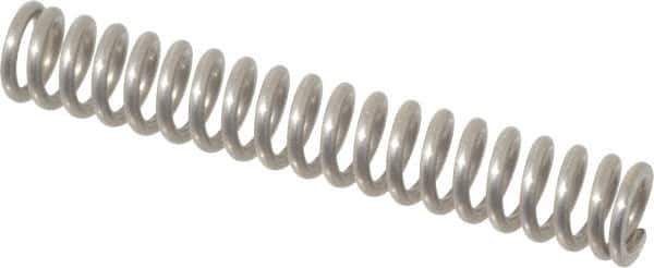 Gardner Spring - 0.24" OD, 0.038" Wire, 1-1/2" Free Length, Precision Compression Spring - 18.26 Lb Spring Rating, Stainless Steel - All Tool & Supply