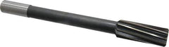 Interstate - 1-1/8" High Speed Steel Chucking Reamer - Spiral Flute, 7/8" Straight Shank, 2-7/8" Flute Length, 11" OAL - All Tool & Supply