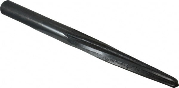 Made in USA - 7/16" Reamer Diam, 1/4" Small End Diam, 1/2" Diam Straight Shank, 3-1/2" Flute, Bridge Reamer - All Tool & Supply