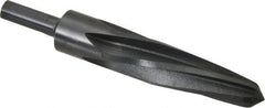 Made in USA - 1-1/16" Reamer Diam, 5/8" Small End Diam, 1/2" Diam Straight Shank, 5" Flute, Bridge Reamer - All Tool & Supply