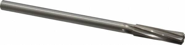 Made in USA - 7/16" High Speed Steel 6 Flute Chucking Reamer - All Tool & Supply