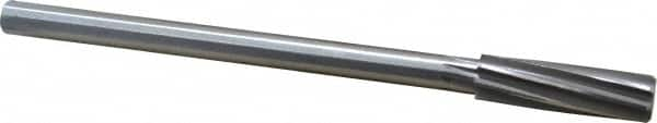 Made in USA - 19/32" High Speed Steel 8 Flute Chucking Reamer - All Tool & Supply