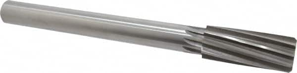 Made in USA - 1-1/4" High Speed Steel 10 Flute Chucking Reamer - All Tool & Supply