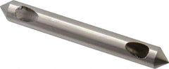 M.A. Ford - 3/16" Head Diam, 3/16" Shank Diam, 0 Flute 82° High Speed Steel Countersink - Bright Finish, 1-1/2" OAL, Single End, Straight Shank, Right Hand Cut - All Tool & Supply