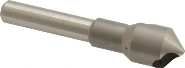 M.A. Ford - 7/16" Head Diam, 1/4" Shank Diam, 0 Flute 90° High Speed Steel Countersink - All Tool & Supply