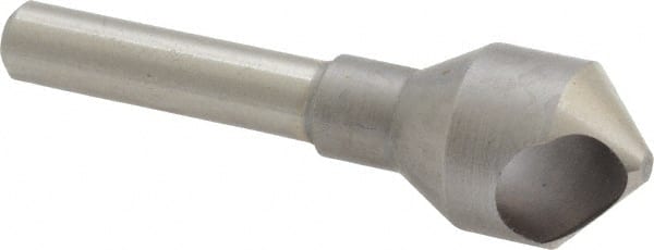 M.A. Ford - 9/16" Head Diam, 1/4" Shank Diam, 0 Flute 90° High Speed Steel Countersink - All Tool & Supply