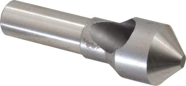 M.A. Ford - 13/16" Head Diam, 1/2" Shank Diam, 0 Flute 90° High Speed Steel Countersink - Bright Finish, 2-5/8" OAL, Single End, Straight Shank, Right Hand Cut - All Tool & Supply