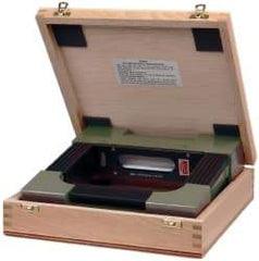 SPI - 8" Long, 0.0005" Graduation Sensitivity per 10", 2 Vials, Square Inspection Block Level - Cast Iron, 0.00025" Base Flatness, 1-9/16" Wide x 8" High - All Tool & Supply