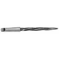 Interstate - 7/8" Reamer Diam, 39/64" Small End Diam, 3MT Morse Taper Shank, 7-3/8" Flute, Bridge Reamer - All Tool & Supply