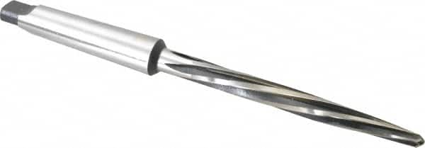 Interstate - 7/16" Reamer Diam, 7/32" Small End Diam, 2MT Morse Taper Shank, 4-3/8" Flute, Bridge Reamer - All Tool & Supply