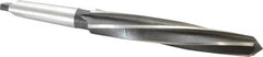 Interstate - 1-3/16" Reamer Diam, 59/64" Small End Diam, 3MT Morse Taper Shank, 7-3/8" Flute, Bridge Reamer - All Tool & Supply