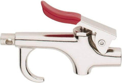 Value Collection - 145 Max psi Standard Safety Thumb Lever Blow Gun - 1/4 NPT, 3" Tube Length, Chrome Plated Zinc - All Tool & Supply