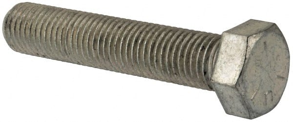 Made in USA - 7/8-9 UNC, 4-1/2" Length Under Head Hex Head Cap Screw - All Tool & Supply