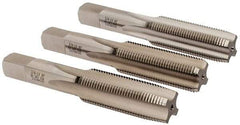 Hertel - 3/4-16 UNF, 4 Flute, Bottoming, Plug & Taper, Bright Finish, High Speed Steel Tap Set - 4-1/4" OAL, 2B/3B Class of Fit - All Tool & Supply