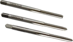 Hertel - #5-44 UNF, 3 Flute, Bottoming, Plug & Taper, Bright Finish, High Speed Steel Tap Set - 1-15/16" OAL, 2B/3B Class of Fit - All Tool & Supply