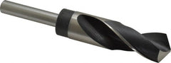 Hertel - 1-1/32" Drill, 118° Point, High Speed Steel Silver Deming & Reduced Shank Drill Bit - All Tool & Supply