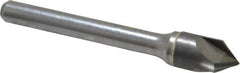 Hertel - 3/8" Head Diam, 1/4" Shank Diam, 3 Flute 82° Solid Carbide Countersink - All Tool & Supply