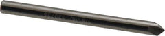 Hertel - 1/8" Head Diam, 1/8" Shank Diam, 3 Flute 90° Solid Carbide Countersink - Bright Finish, 1-1/2" OAL, Single End, Straight Shank, Right Hand Cut - All Tool & Supply