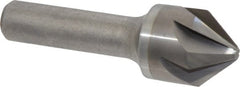 Hertel - 7/8" Head Diam, 1/2" Shank Diam, 6 Flute 82° Solid Carbide Countersink - All Tool & Supply