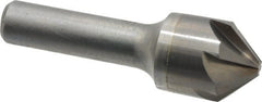 Hertel - 7/8" Head Diam, 1/2" Shank Diam, 6 Flute 90° Solid Carbide Countersink - All Tool & Supply