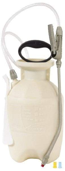 Chapin - 1 Gal Chemical Safe Garden Hand Sprayer - Use with Cleaners, Polyethylene Tank, Funnel Mouth, Reinforced Hose, For Deck & Yard Applications - All Tool & Supply