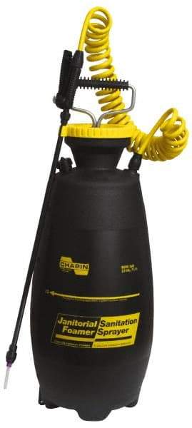 Chapin - 3 Gal Garden Hand Sprayer - Polyethylene Tank, Coiled Hose - All Tool & Supply