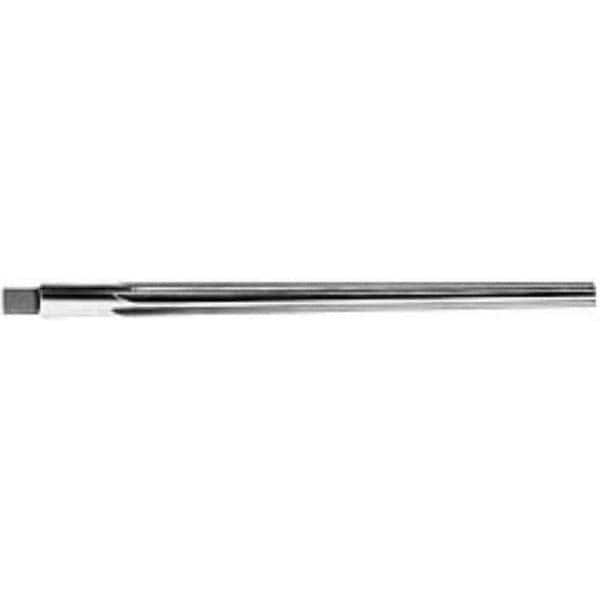 Interstate - #14 Pin, 1.542" Diam, 1-1/4" Small End, 1-1/2" Diam Straight Shank, 14" Flute, Taper Pin Reamer - All Tool & Supply