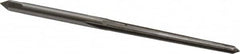 Interstate - #4/0 Pin, 0.1142" Diam, 0.0869" Small End, 1/8" Diam Straight Shank, 1-5/16" Flute, Taper Pin Reamer - All Tool & Supply