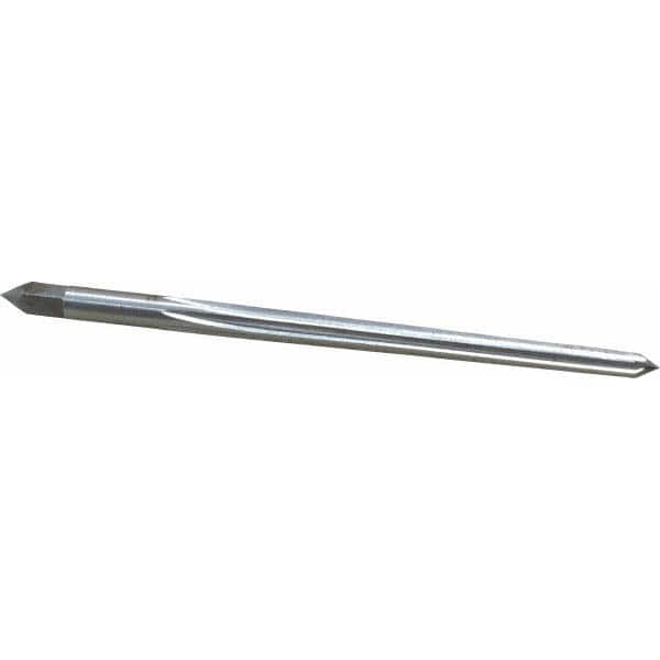 Interstate - #0 Pin, 0.1638" Diam, 0.1287" Small End, 11/64" Diam Straight Shank, 1-11/16" Flute, Taper Pin Reamer - All Tool & Supply