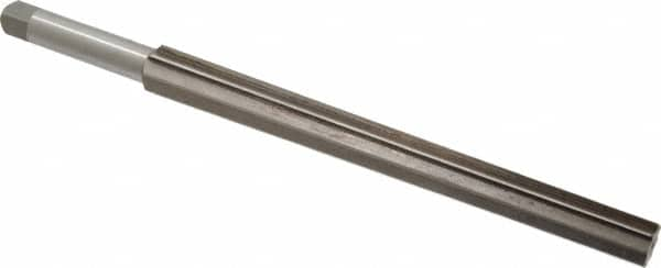 Interstate - #12 Pin, 1.05" Diam, 0.842" Small End, 7/8" Diam Straight Shank, 10" Flute, Taper Pin Reamer - All Tool & Supply