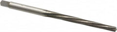 Interstate - #3/0 Pin, 0.1302" Diam, 0.1029" Small End, 9/64" Diam Straight Shank, 1-5/16" Flute, Taper Pin Reamer - All Tool & Supply