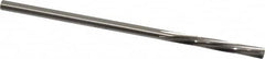 Chucking Reamer: 13/64″ Dia, 5″ OAL, 1-1/4″ Flute Length, Straight Shank, High Speed Steel 6 Flute, RH