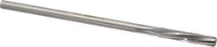 Made in USA - 9/32" High Speed Steel 6 Flute Chucking Reamer - Spiral Flute, 1/4" Straight Shank, 1-1/2" Flute Length, 6" OAL - All Tool & Supply