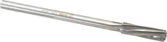 Made in USA - 15/32" High Speed Steel 6 Flute Chucking Reamer - Spiral Flute, 0.373" Straight Shank, 1-3/4" Flute Length, 7" OAL - All Tool & Supply