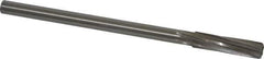 Made in USA - 7/16" Cobalt 6 Flute Chucking Reamer - Spiral Flute, 0.373" Straight Shank, 1-3/4" Flute Length, 7" OAL - All Tool & Supply