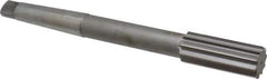 Made in USA - 1-3/16" High Speed Steel 10 Flute Chucking Reamer - Straight Flute, 3MT Morse Taper Shank, 2-7/8" Flute Length, 11" OAL - All Tool & Supply