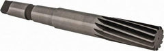 Made in USA - 1-7/16" High Speed Steel 12 Flute Chucking Reamer - Spiral Flute, 4MT Morse Taper Shank, 3-1/4" Flute Length, 12" OAL - All Tool & Supply